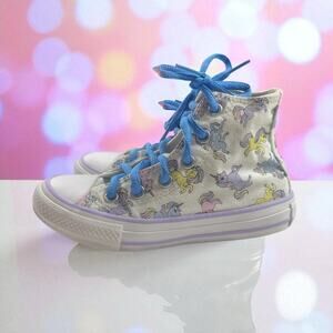 Converse Chuck Taylor High Top Kids US 11 White Violet My Little Pony Canvas